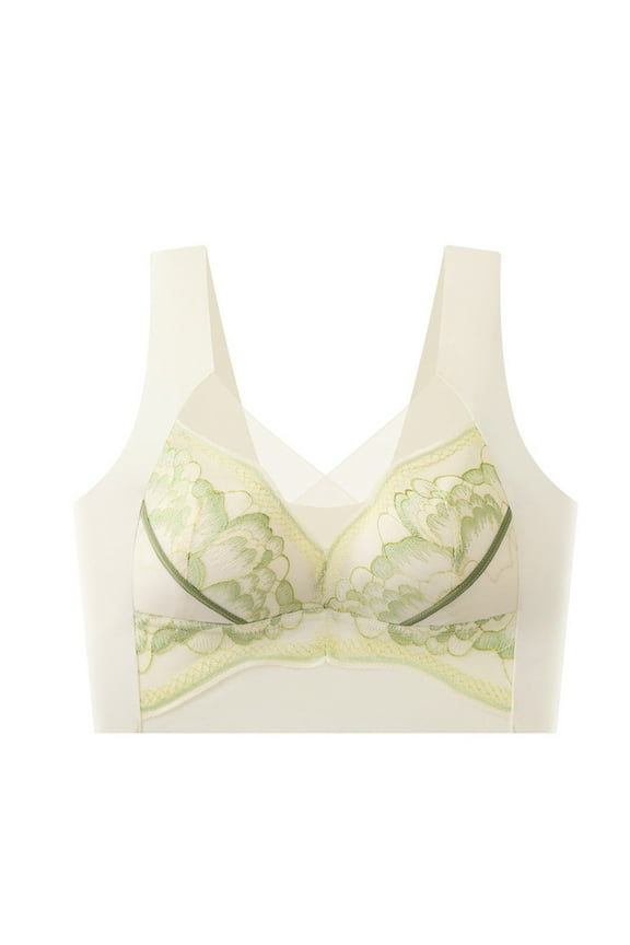 Bras for Women No Underwire Push Up Seanless Support Bra Wide Strap T-Shirt Bralettes Solid Comfortable Underwear