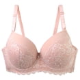 thumbnail image 1 of SELONE Bras for Women Underwire Push up Plus Size Lightly T Shirt Bra Spaghetti Strap Bras Comfortable Underwear, 1 of 4