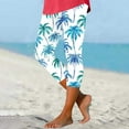 thumbnail image 1 of SELONE Capri Leggings for Women Yoga Crop High Waisted Plus Size Gym Leggings Summer Pants Curvy Slim Casual Vacation Pants Pull on Hawaiian Lightweight Comfy Multicolor S Breathable Beach Pants, 1 of 5