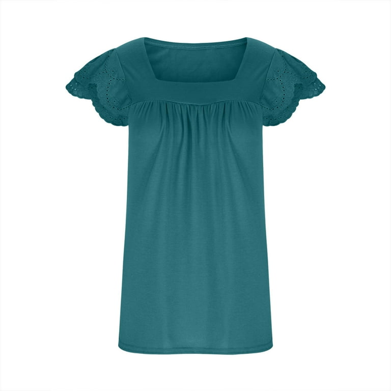 Teal 2025 dressy tops