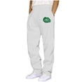 thumbnail image 1 of SELONE Elastic Waist Cargo Pants for Men Pattern Straight Leg Pants St. Patrick's Day Trousers with Pockets Casual Wear, 1 of 5