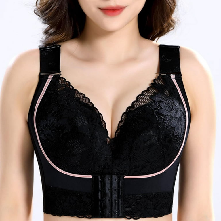 SELONE Everyday Bras for Women Push Up No Underwire Plus Size Cotton  Everyday Shaper Bras for Sagging Breasts No Sponge No Steel Ring Large Size  Large