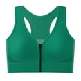 thumbnail image 1 of SELONE Front Zipper Sports Bras for Women Wireless Support Yoga Bra T-Shirt Bralettes Solid Underwear for Running, 1 of 6