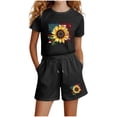 thumbnail image 1 of SELONE Girls Summer Outfits 2 Piece Sets Stars and Stripes Big Kids Wear T Shirts and Shorts 4th of July Clothing, 1 of 5