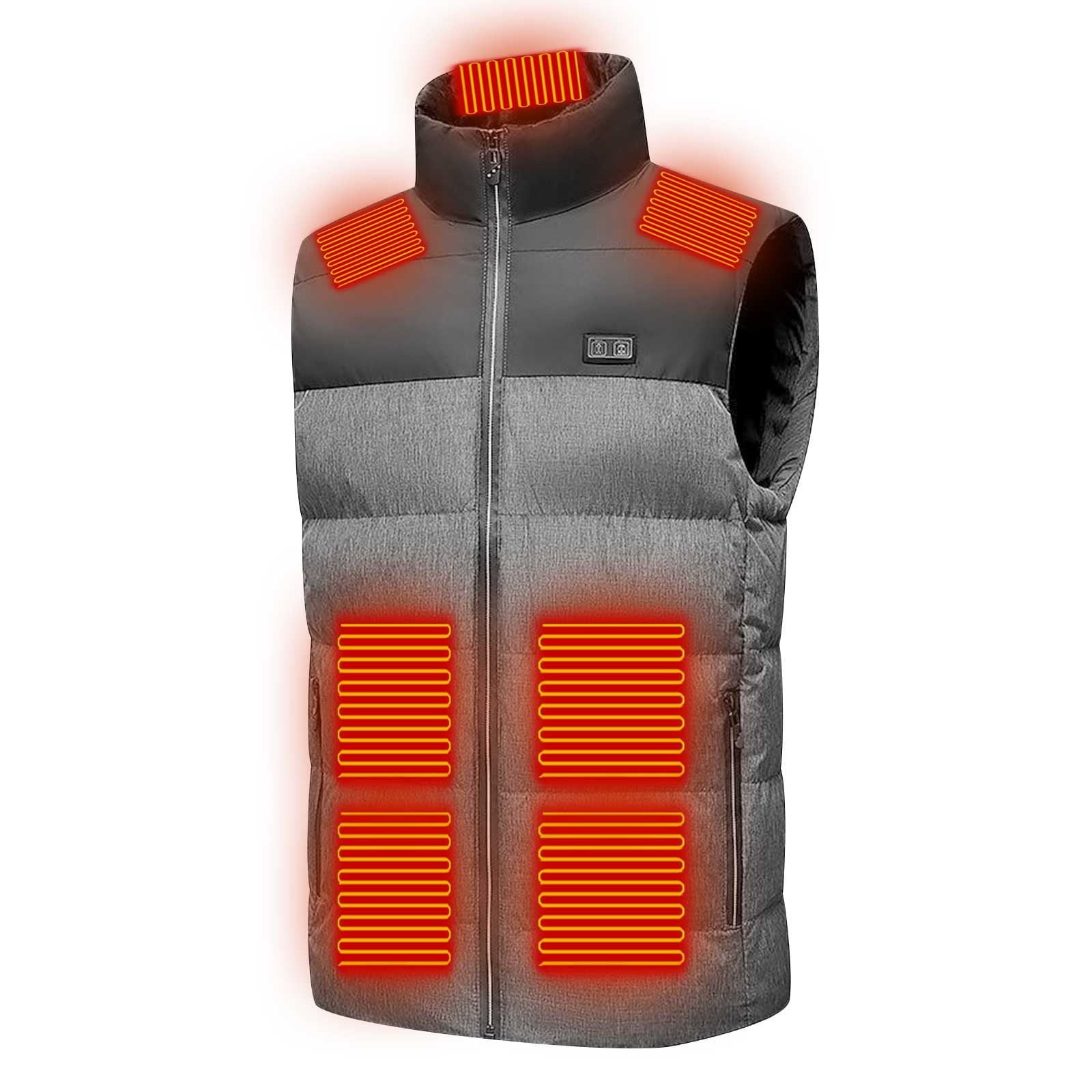SELONE Heated Coats and Vest for Women Men 15 Heating Zones Winter Warm