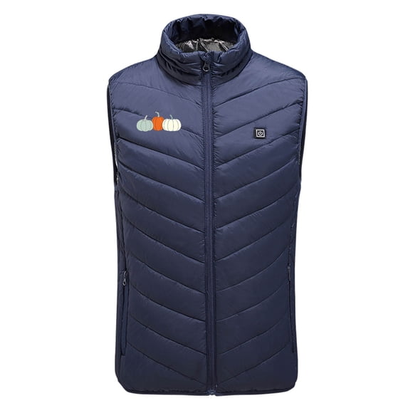 SELONE Heated Vests for Men Women 9 Zones 3 Heating Levels Fleece Jacket Sleeveless Printed Casual Coat Plus Size