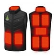 thumbnail image 1 of SELONE Heated Vests for Women 1 Control 8 Zones 3 Heating Levels Cotton Jacket Sleeveless Hoodless Casual Coat Plus Size, 1 of 7