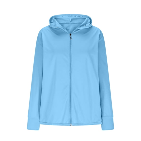 SELONE Jacket for Women Sun Protection Coat Zipper Long Sleeve Clothing Lightweight Summer Casual Outwear