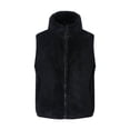 thumbnail image 1 of SELONE Kids Vest Boys with Pockets Zipper Solid Sleeveless Fall Winter Outfit Black 160, 1 of 7
