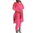 thumbnail image 1 of SELONE Legging Sets For Women 2 Piece Long Sleeve Plus Size Pullover Tops Long Leggings Tunic Crew Neck Sweat Suits Skinny Workout Solid Gym Sets Two Piece Set Fall Wintern Clothes Pink, 1 of 5