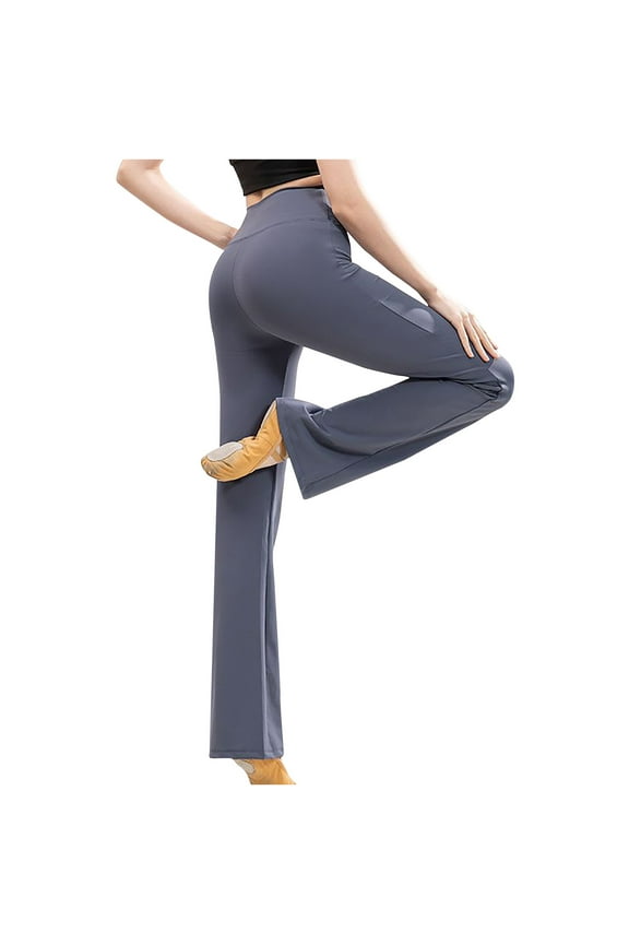 Leggings for Women Workout Butt Lifting Gym Flare Long Length High Waist Sports Yogalicious Straight Leg Utility Dressy Everyday Soft Jeggings Athletic Leggings for Women 13-Gray XL