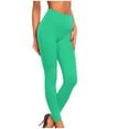 thumbnail image 1 of SELONE Leggings for Women Petite Length Plus Size Mid Rise Stretch Polyester Athletic Pants Ankle Length Slim Fashion Clothes Mint Green 3XL, 1 of 3