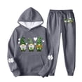 thumbnail image 1 of SELONE Matching Sets Womens Jogging Set 2 Piece Floral Hooded Sweatshirts Cropped Pants with Pockets Casual Outfits, 1 of 4