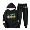 thumbnail image 1 of SELONE Matching Sets Womens Jogging Set 2 Piece Floral Hooded Sweatshirts Cropped Pants with Pockets Casual Outfits, 1 of 4