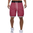 thumbnail image 1 of SELONE Mens Athletic Shorts Without Pockets Elastic Waist Short Pants Drawstring Breathable Shorts Soild Sportswear, 1 of 2