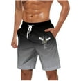 thumbnail image 1 of SELONE Mens Board Shorts No Liner Hawaiian Swim Trunks Drawstring Elastic Waist Beach Shorts Pockets Bathing Suit, 1 of 5