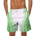thumbnail image 1 of SELONE Mens Board Shorts No Liner Swim Trunks Drawstring Elastic Waist Color Block Bathing Suit Pockets Swimwear, 1 of 3