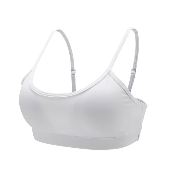 SELONE Padded Sports Bras for Women Support Yoga Bra T-Shirt Bralettes Solid Comfortable Underwear for Workout Fitness
