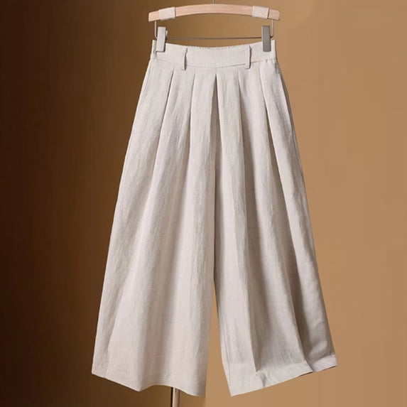 SELONE Palazzo Pants for Women Dressy Pull On Wide Leg Lounge Pants Loose Baggy Mid Waisted Yoga Pants Solid Lounge Trousers Work Pants Workout Pants Lightweight Pants Casual Fall Wintern Clothes