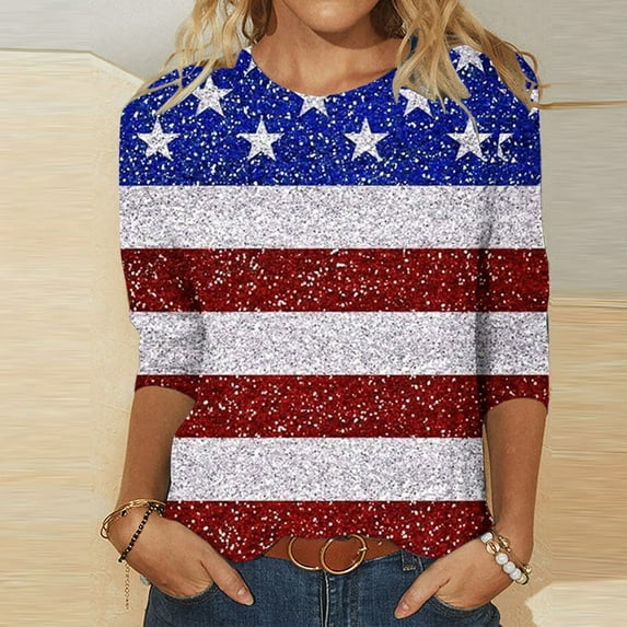 SELONE Patriotic Wide Leg Pants American Flag Clothing Fashion Summer Casual Loose with Pockets Straight Trousers Pants USA Themed Clothing USA Flag Apparel Fourth of July Costumes Dress Up Khaki XXL