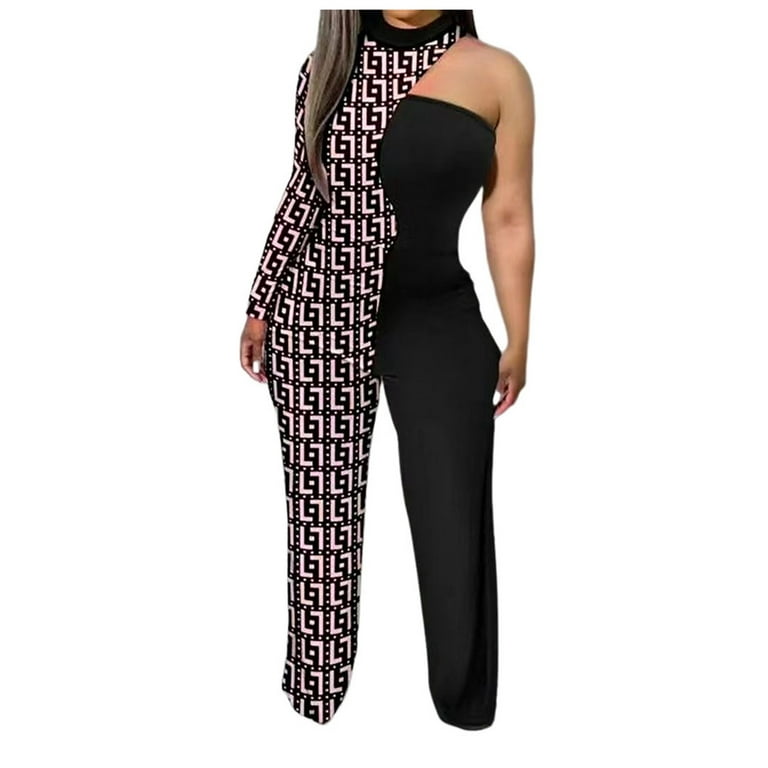 SELONE Plus Size Jumpsuits for Women Casual Fancy Summer Wide Leg Loose Fit  Long Pant Ladies Travel Comfortable 2023 Vacation Flowy Rompers Cute  Rompers for Women Casual Jumpsuits for Women Khaki XXL 