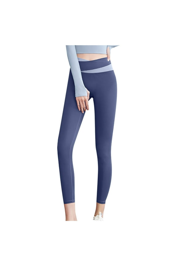 Plus Size Leggings for Women Workout Butt Lifting Gym Long Length High Waist Sports Yogalicious Utility Dressy Everyday Soft Jeggings Capri Jeggings Athletic Leggings for Women 11-Blue S