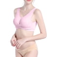 thumbnail image 1 of SELONE Plus Size Sports Bras for Women Lace Push Up Wireless Seanless Bra Strap T-Shirt Bralettes Soft Underwear, 1 of 5