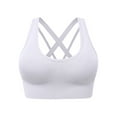 thumbnail image 1 of SELONE Plus Size Sports Bras for Women Support Yoga Bra Cross Back T-Shirt Bralettes Solid Underwear for Workout Fitness, 1 of 4