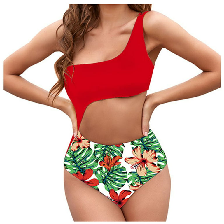 SELONE Plus Size Swimsuit for Women One Piece Monokini Plus Size
