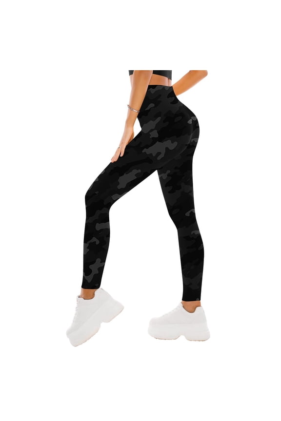 Plus Size Workout Leggings Mid Waist Gym Leggings Full Length Summer Pants Curvy Slim Casual Long Vacation Pants Pull on Soft Yoga Lightweight Comfy Multicolor XL Breathable Beach Pants