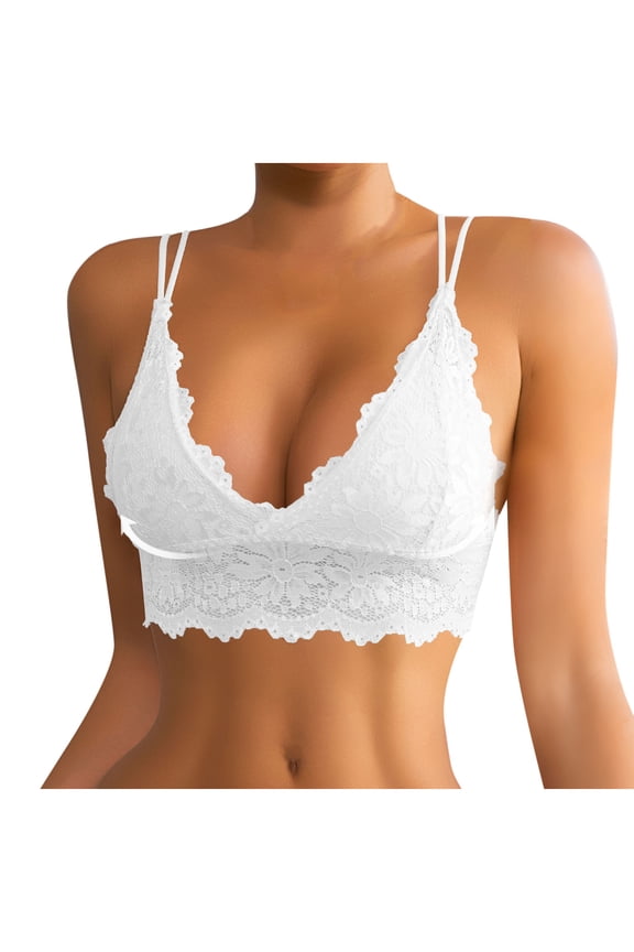Posture Bras for Women Lace Push Up T Shirt Bra Spaghetti Strap Bras Breathable Everyday Underwear