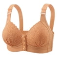 thumbnail image 1 of SELONE Running Sports Bras for Women Wireless Push Up T Shirt Bra Front Closure Wide Strap T Shirt Bras Solid Underwear, 1 of 5