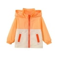 thumbnail image 1 of SELONE School Jacket for Kids Knitting Cotton with Pockets Hooded Zipper Solid Long Sleeve Fall Winter Outfit Beige 3 Years, 1 of 4