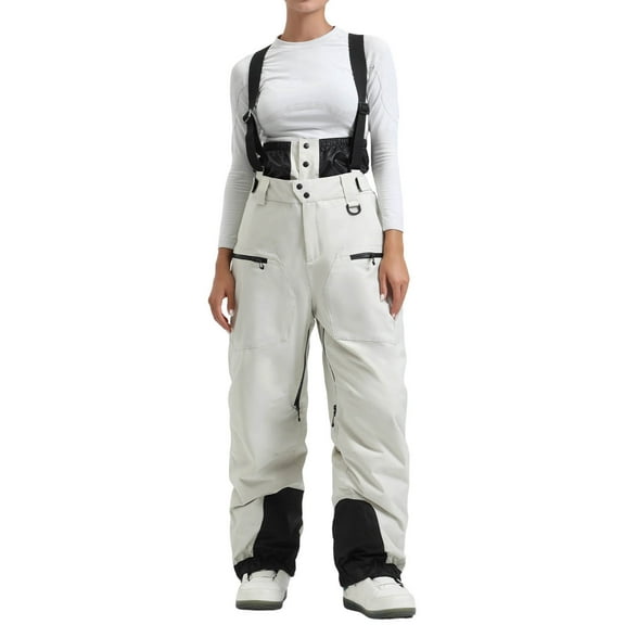 SELONE Sleeveless Jumpsuits for Girls Boys Kids Warm Outdoor Overalls Windproof Waterproof Winter Ski Suits S