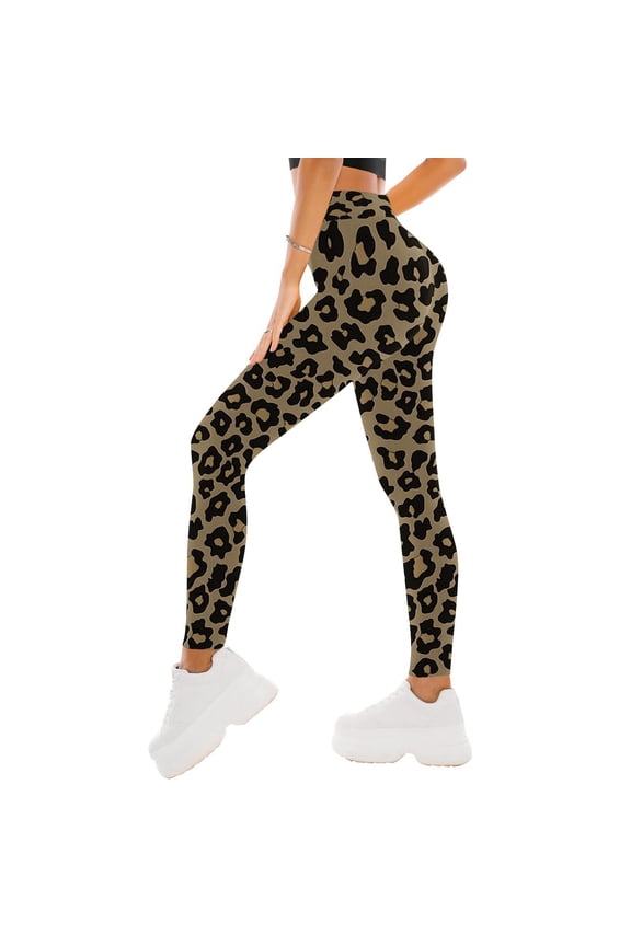Soft Leggings for Women Mid Waist Plus Size Gym Leggings Full Length Summer Pants Curvy Slim Casual Long Vacation Pants Pull on Yoga Lightweight Comfy Khaki XL Breathable Beach Pants