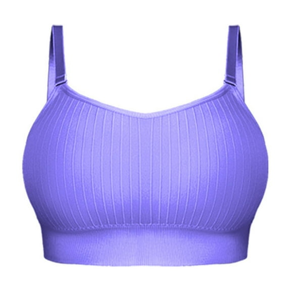 SELONE Sports Bras for Women Support Yoga Bra Adjustable T-Shirt Bralettes Solid Underwear for Workout Fitness