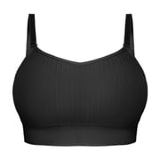SELONE Sports Bras for Women Support Yoga Bra Adjustable T-Shirt Bralettes Solid Underwear for Workout Fitness