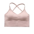 thumbnail image 1 of SELONE Sports Bras for Women Support Yoga Bra Cross Back T-Shirt Bralettes Quick Dry Solid Underwear for Workout Fitness, 1 of 4