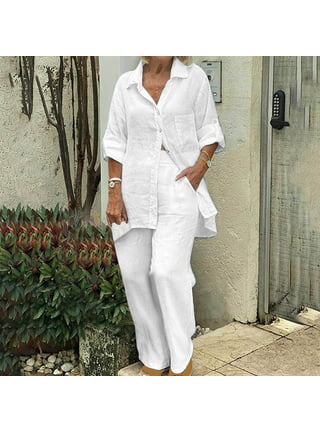 YYDGH Pants Suits for Women Dressy 2 Piece Casual Plus Size Open
