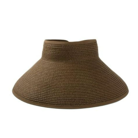 SELONE Sun Hats for Women Sun Visor Wide Brim Womens Wide Roll Up Straw Sun Visor Hat Bowknot Hat Beach Outdoor Hat