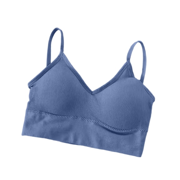 SELONE T Shirt Bras for Women Smoothing Wireless Bra Spaghetti Strap T Shirt Bras Everyday Underwear