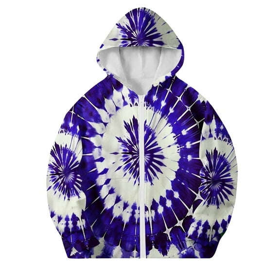 SELONE Toddler Hooded Jacket Boys with Pockets Hooded Lightweight Zipper Long Sleeve Fall Winter Coats Blue 5 Years