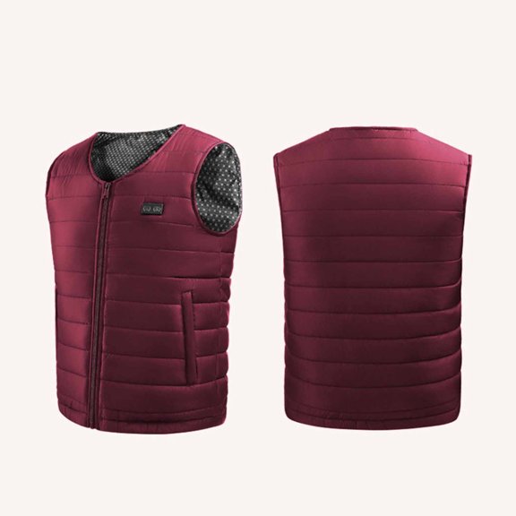 SELONE USB Heated Vest for Men Women Dual Control 22 Heating Zones Cotton Jacket Hoodless Zipper Coat Winter Clothing
