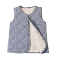 thumbnail image 1 of SELONE Vest Toddler Boy Fleece Button Solid Sleeveless Fall Winter Outwear Gray 11 Years, 1 of 3