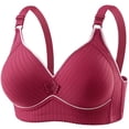 thumbnail image 1 of SELONE Wireless Bras for Women Support and Lift Plus Size Push Up T Shirt Bra Spaghetti Strap Bras Everyday Underwear, 1 of 2