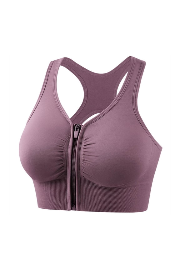Women's Sports Bras High Impact T Shirt Bra Cross Back Wide Strap T Shirt Bras Quick Dry Comfortable Underwear