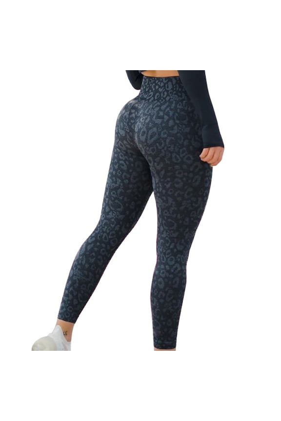 Women's Yoga Pants High Waisted Wide Leg Stretch Tight Butt Lifting Quick Dry Leggings Cycling Pants Black S