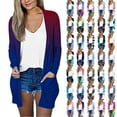 thumbnail image 1 of SELONE Womens Fall Fashion Open Front Cardigan Lightweight Knit Casual Long Cardigans Outfits Long Cardigans with Pockets Everyday Wear Beach Vacation Outfits Trendy Going Out Cardigan, 1 of 6