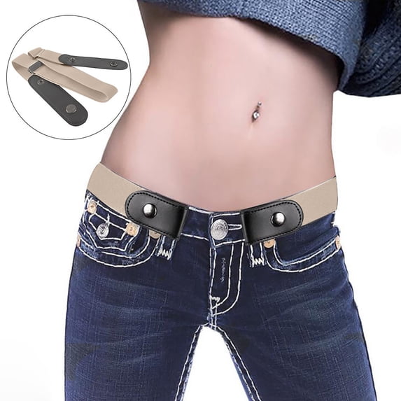 SELONE Womens Belts Buckle Less No Bulge Invisible Waist Belt Adjust Free Size Lightweight Elastic Belt For Women Men