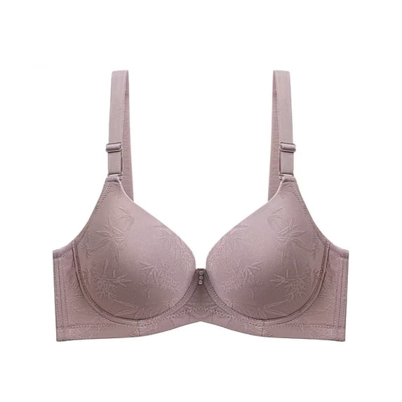 SELONE Womens Bras Underwire Lightly Lined Push Up Seanless T Shirt Bra Spaghetti Strap Bras Everyday Underwear